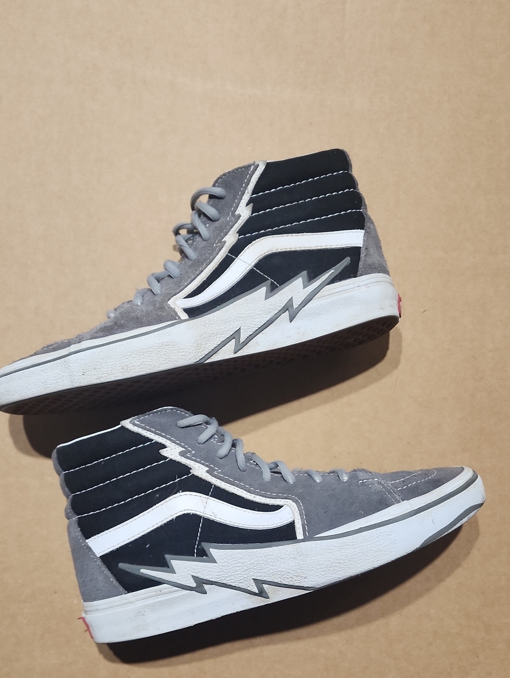 BOLT Vans Off The Wall SK8 Hi Cap Skateboard Shoes Mens 9 Womens 10.5